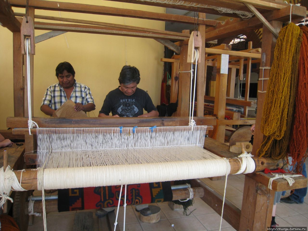 Мастерская по производству ковров Оахака, Мексика