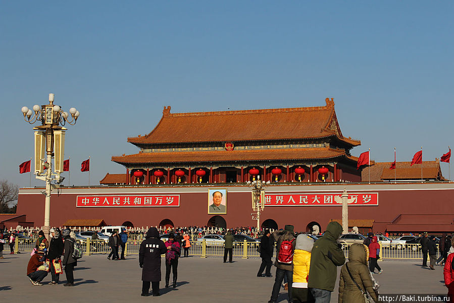 Вход в запретный город Пекин, Китай