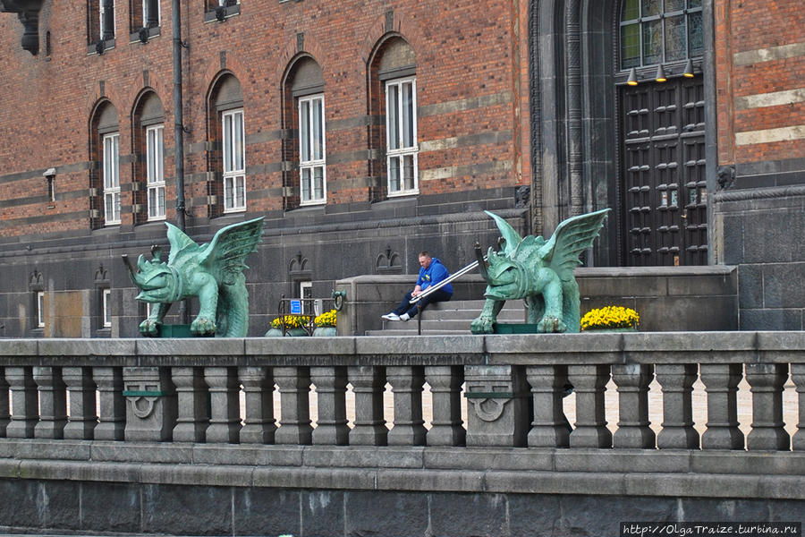 Пересадка в Копенгагене. Маршрут. Ратушная площадь Копенгаген, Дания