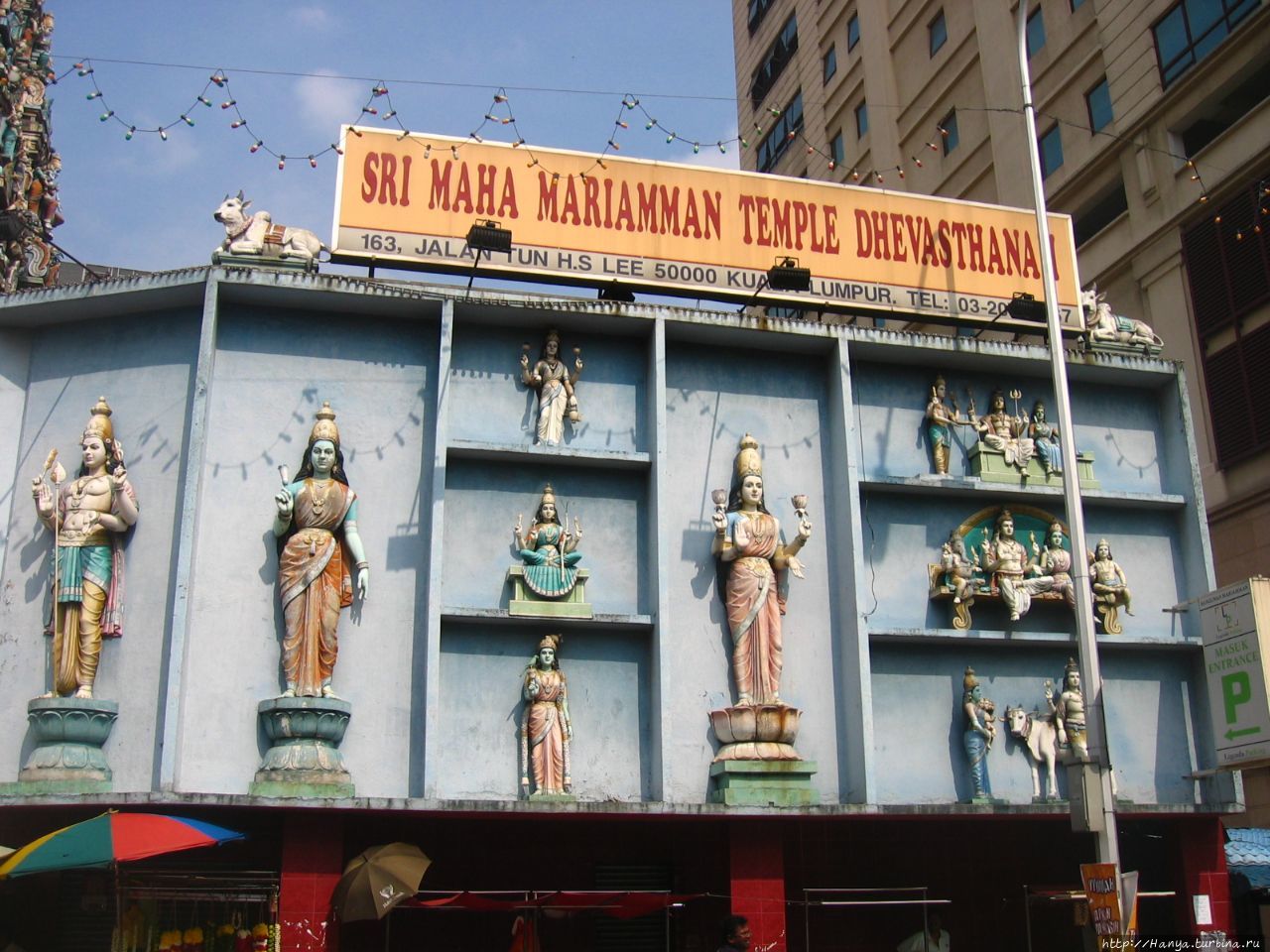 Храм Шри Махамариамман Куала-Лумпур, Малайзия
