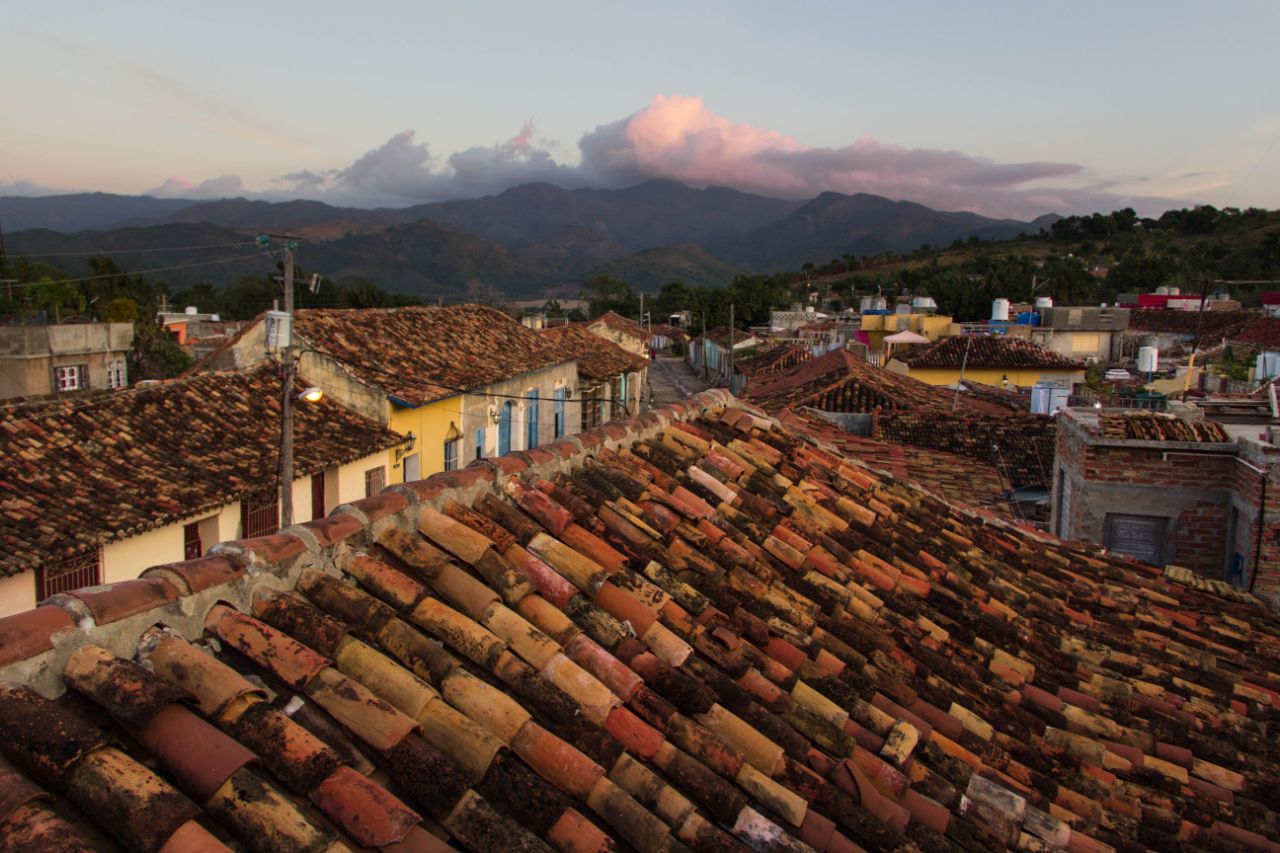 Черепичные крыши Тринидада Тринидад, Куба