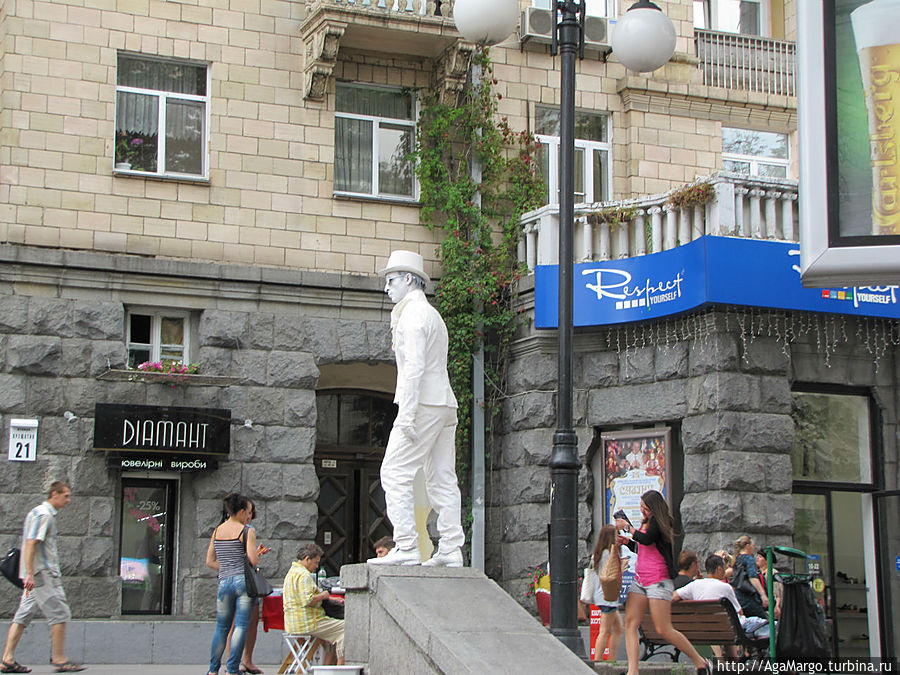 Живые скульптуры Киев, Украина