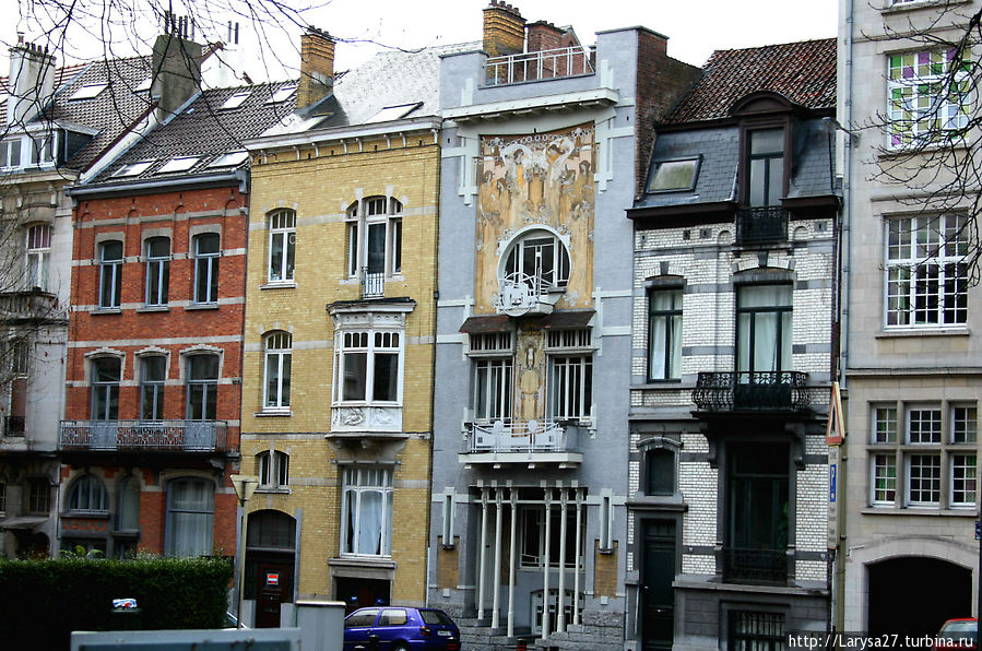 Дом Каши, 1905, rue de Francs, архитектор Поль Каши Брюссель, Бельгия