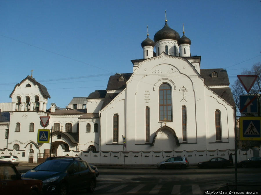 Церковь старообрядцев. Тверская ул. 8, напротив консульство Чешской Республики. Санкт-Петербург, Россия