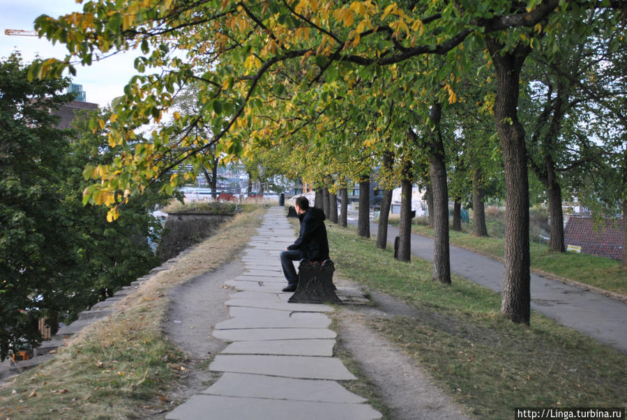 Прогулка по крепости Акерсхус Осло, Норвегия