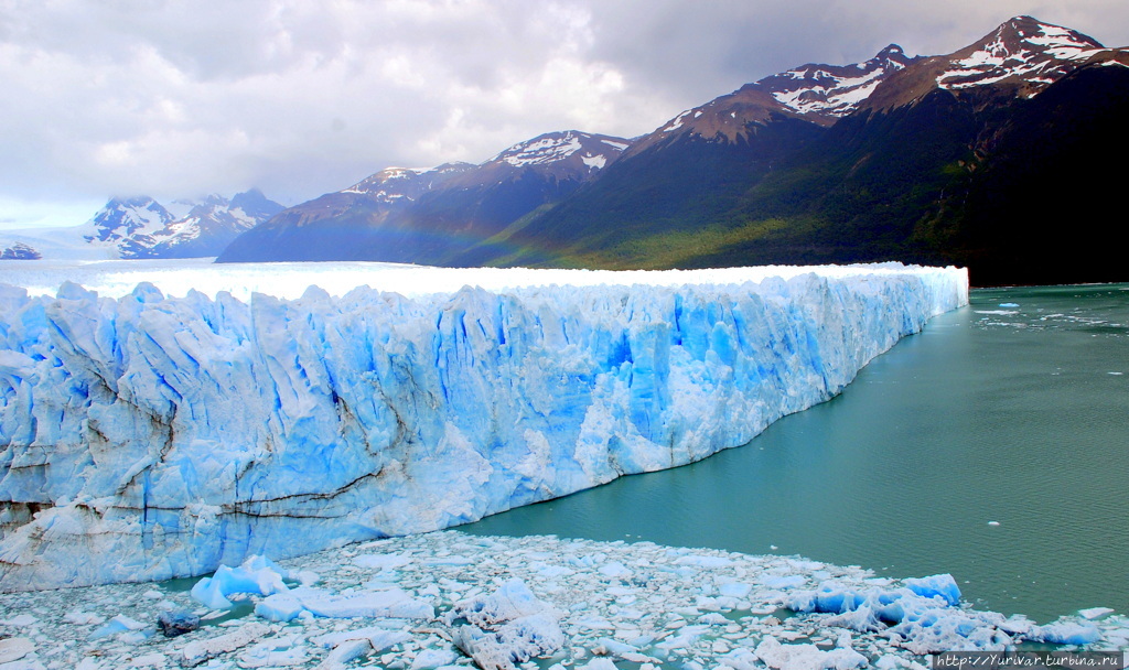 Ледник Перито Морено в Патагонии Лос-Гласьярес Национальный парк, Аргентина