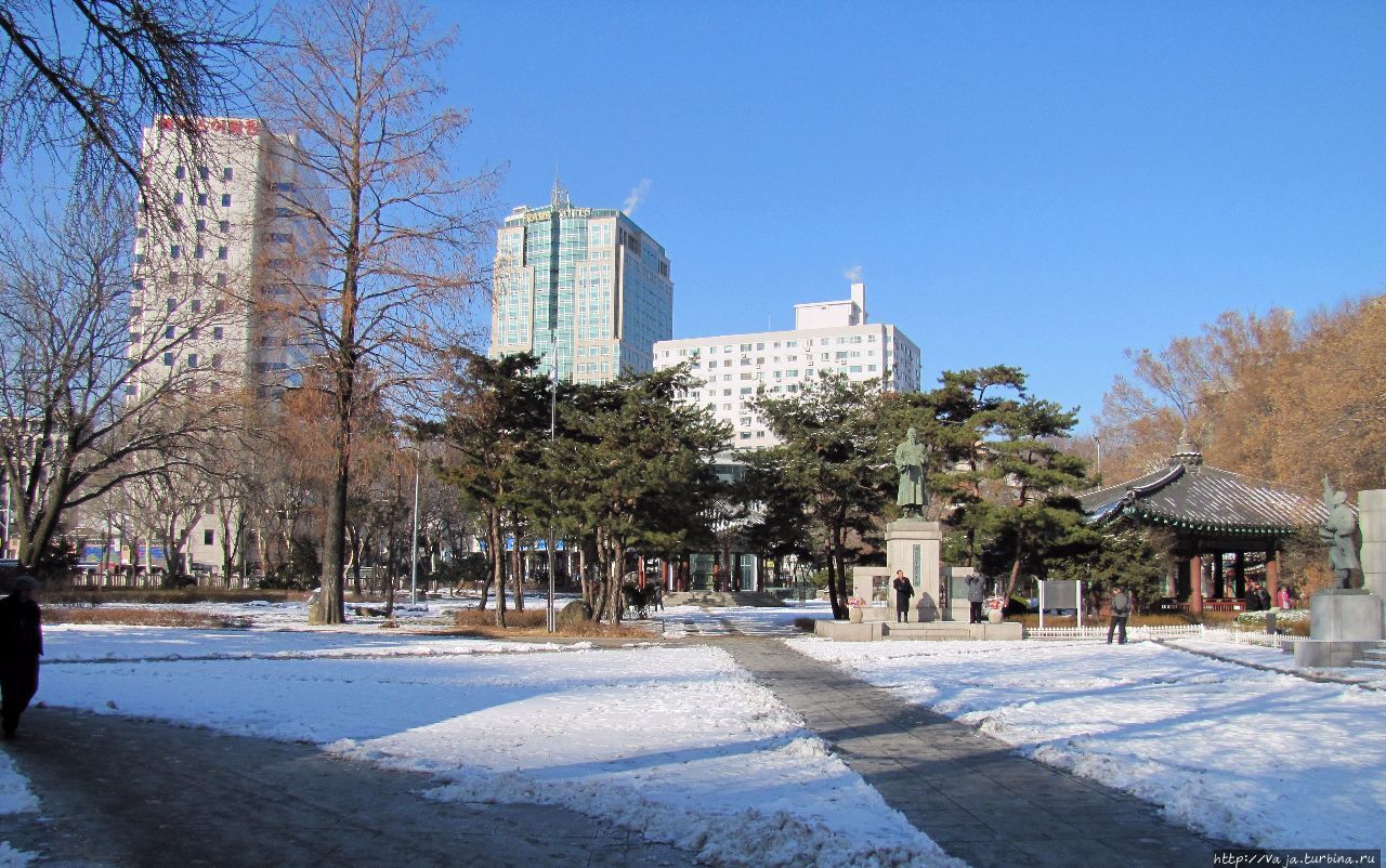 Сеул в феврале