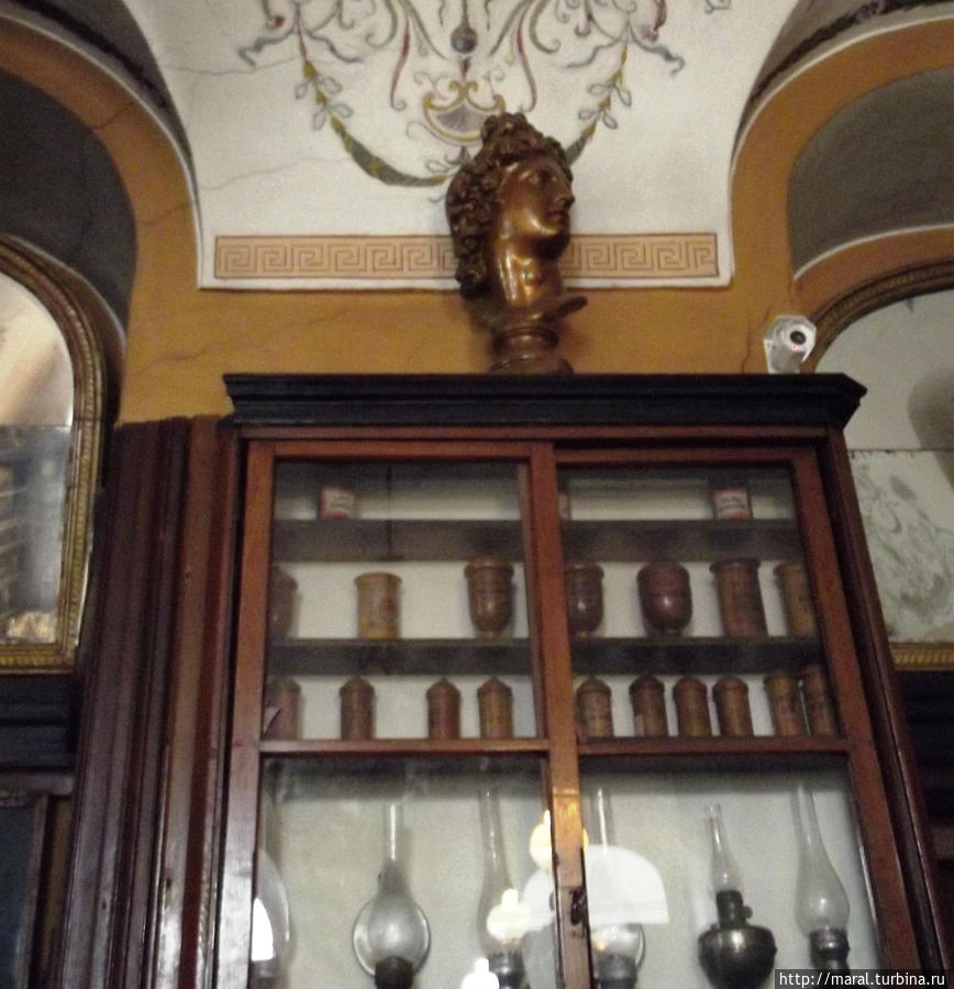 Модель первой керосиновой лампы хранится в львовской аптеке-музее возле площади Рынок Львов, Украина