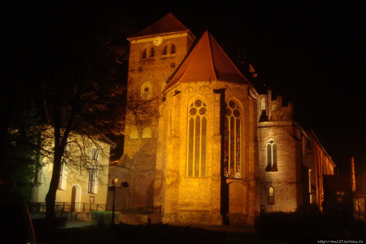 Кафедральный  собор Кентшина. Польша