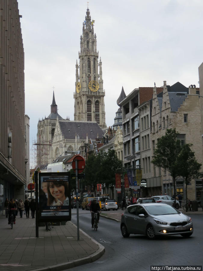 Прогулка по городу Антверпен, Бельгия
