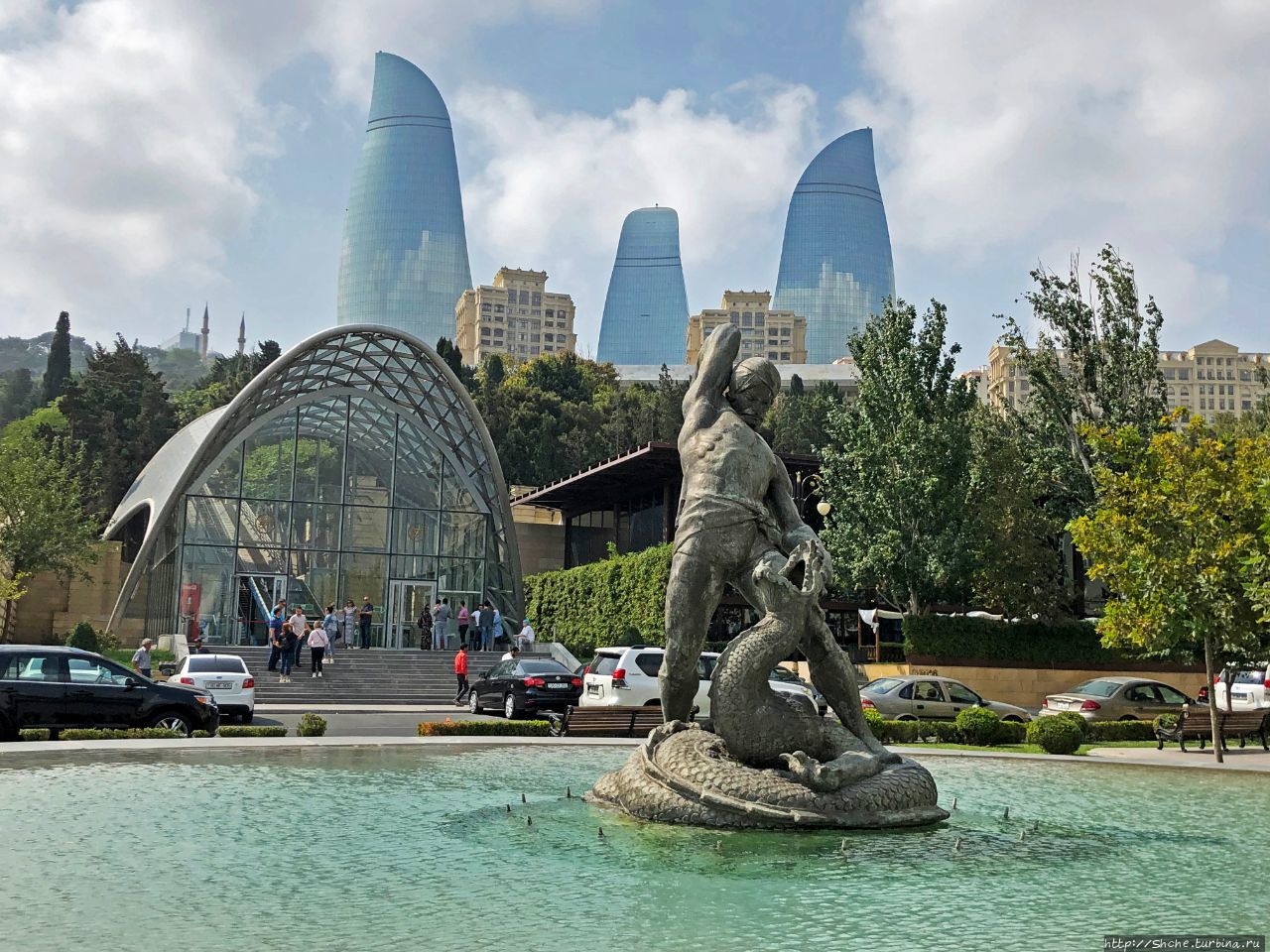 День рождения в Баку. Первое знакомство с городом Баку, Азербайджан