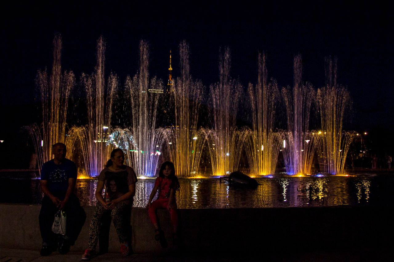 фонтаны парка Рике Тбилиси, Грузия