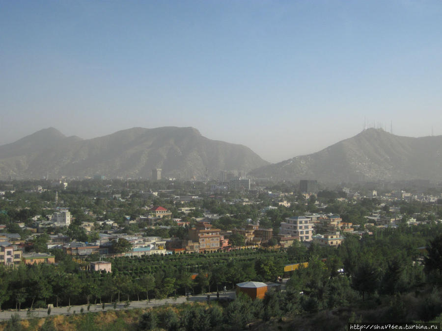 панорама Кабула Афганистан