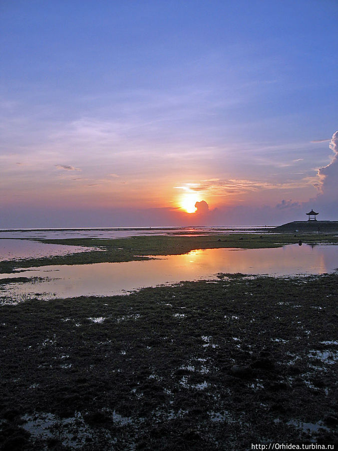 Бали. Последний отлив, последний закат Нуса-Дуа, Индонезия