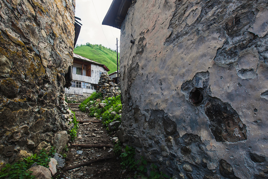На рассвете за окном долго и громко кукарекал петух, спать было невозможно, и я выбрался побродить по окрестностям..