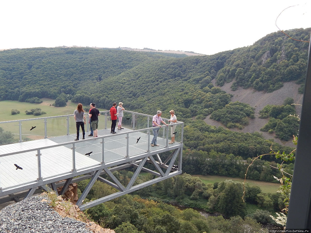 Обзорная платформа Skywalk,  Хохштетен-Даун / Nahe-Skywalk in Hochstetten-Dhaun