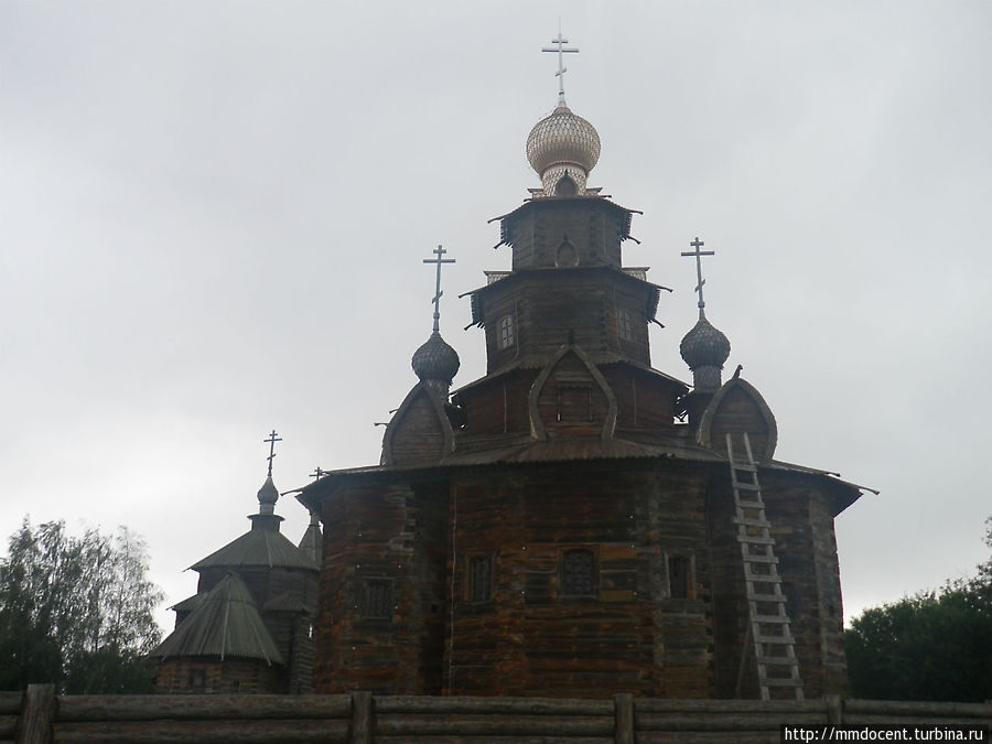 Воскресенская деревянная церковь Суздаль, Россия