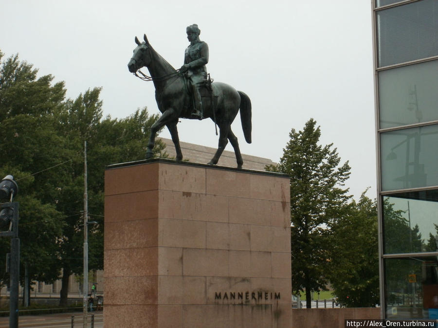 Памятник Маннергейму. Хельсинки, Финляндия
