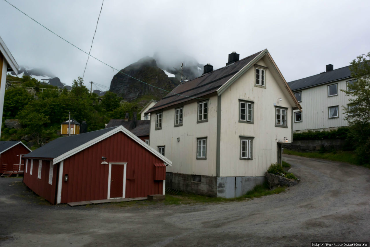 Рыбацкая жизнь Рамберг, Лофотенские острова, Норвегия