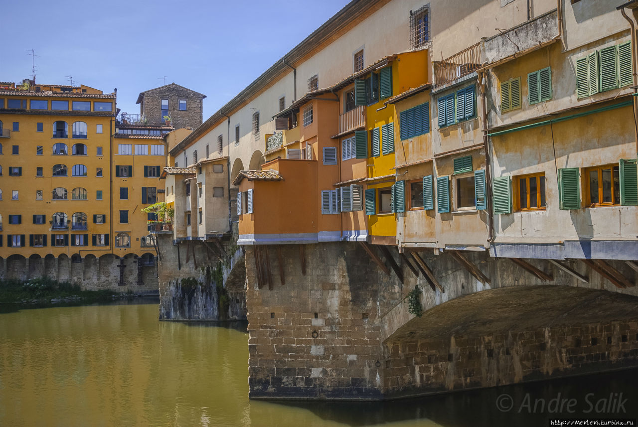 Золотой мост во Флоренции Флоренция, Италия