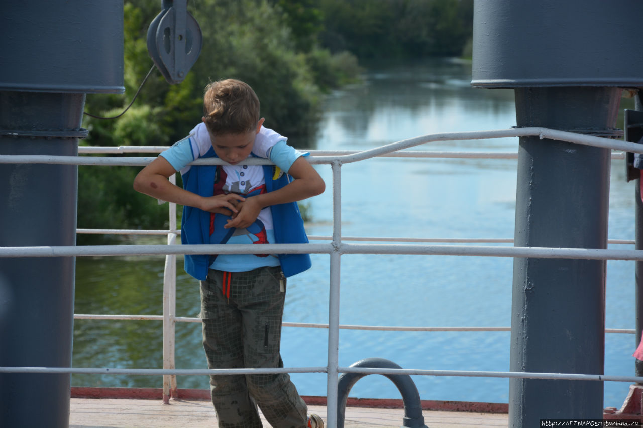 На пароме Лысково, Россия