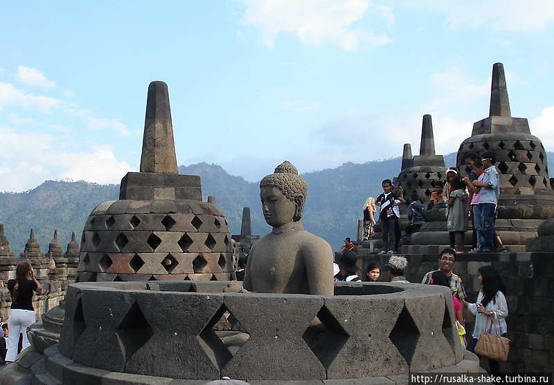 Паломники Боробудура Боробудур, Индонезия