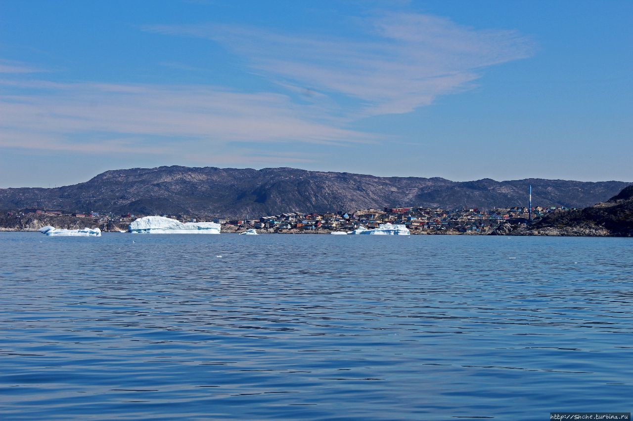 Ух ты, мы вышли из бухты Илулиссат, Гренландия
