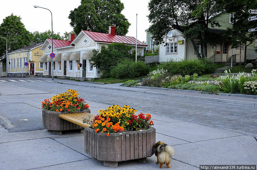 Город на Дубовом острове Расеборг (|Экеняс), Финляндия