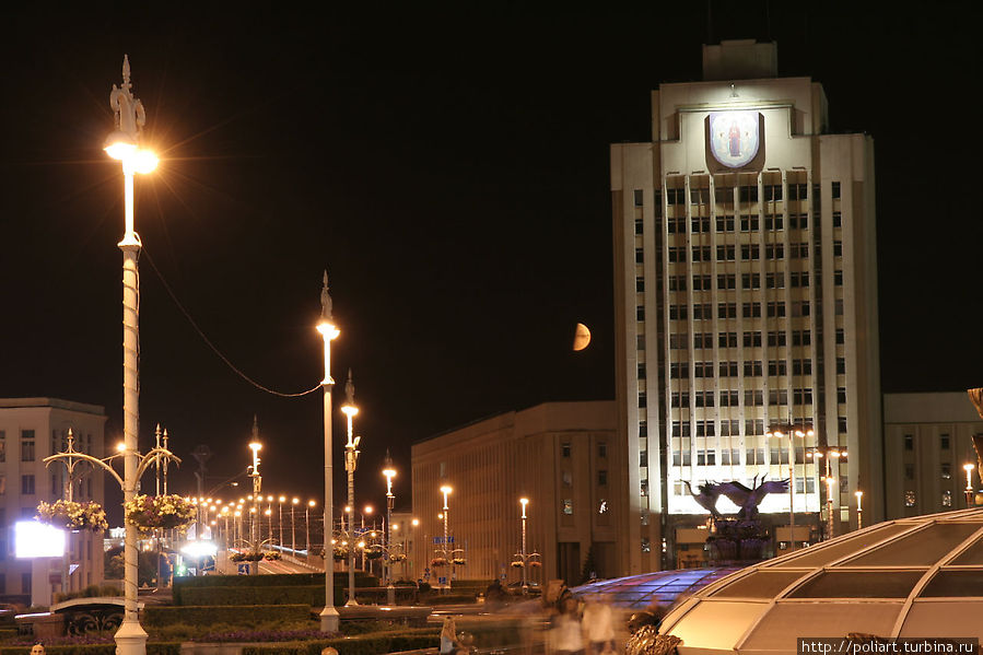 Волшебство ночного Минска Минск, Беларусь