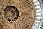 Прославление Вашингтона. Фреска под куполом Капитолия.