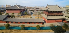Храмовый комплекс Хуаянь в городе Датун, Шаньси, Китай.