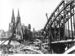 Разрушенный мост.1945 год. (Из Интернета)