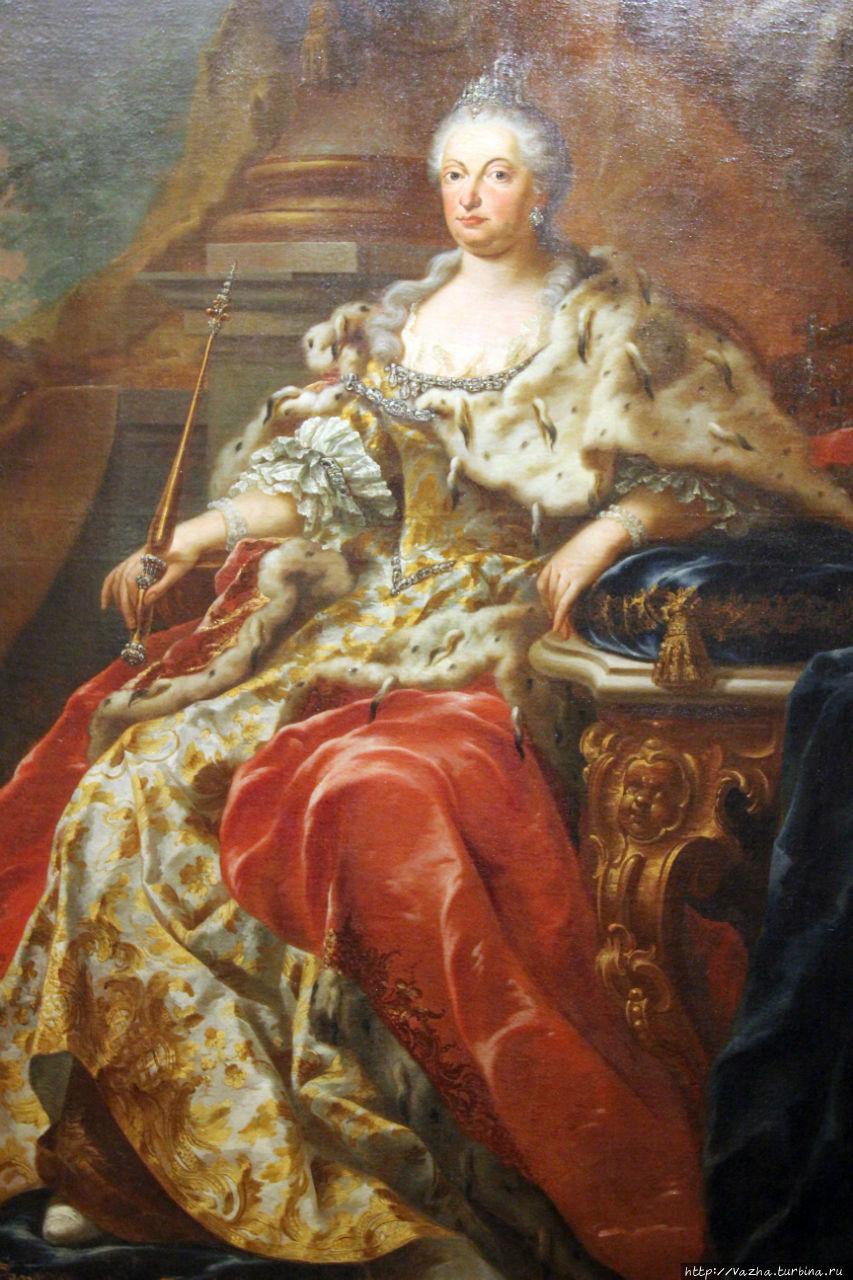 Жена Императора Карла седьмого Мария Амалия Австрийская,дочь императора Иосифа первого Габсбурга Мюнхен, Германия