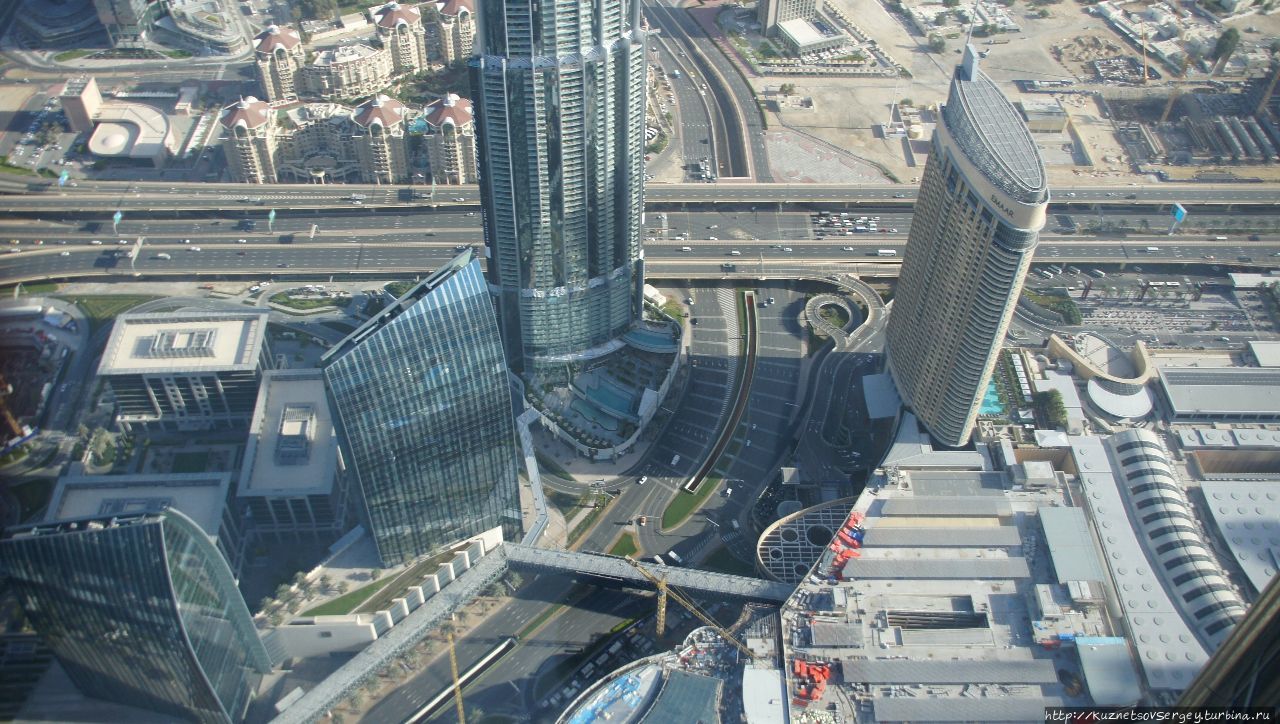 Бурдж Халифа и Дубай со смотровой площадки Дубай, ОАЭ