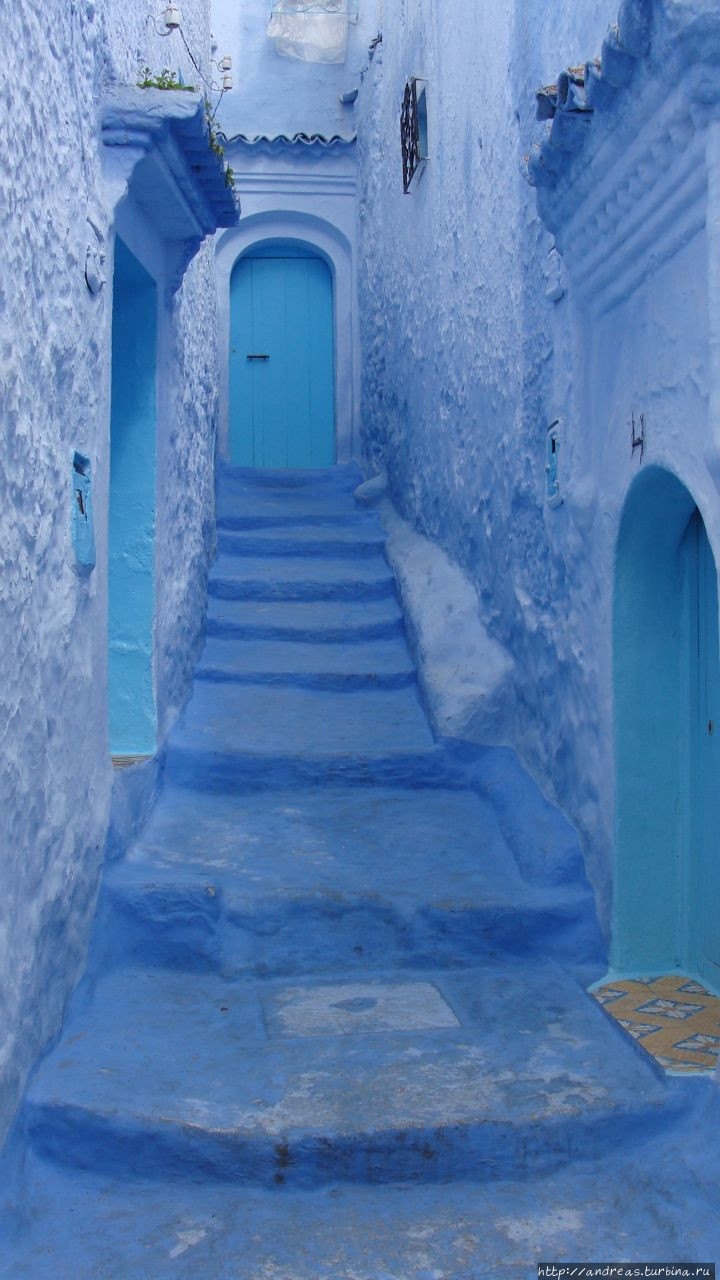 Шефшауэн — самый синий город в мире Шефшауэн, Марокко