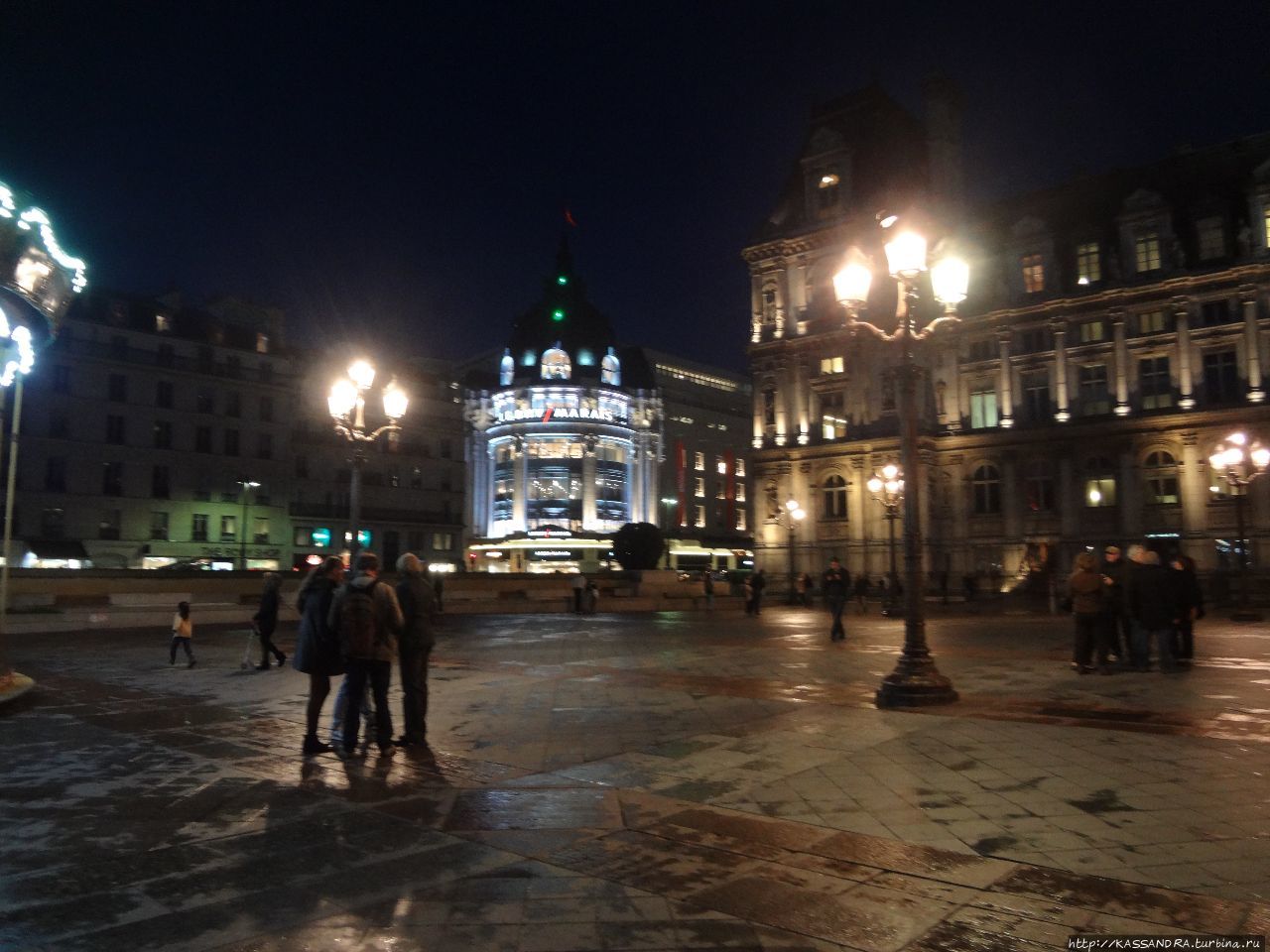 Мимо Гревской площади Париж, Франция