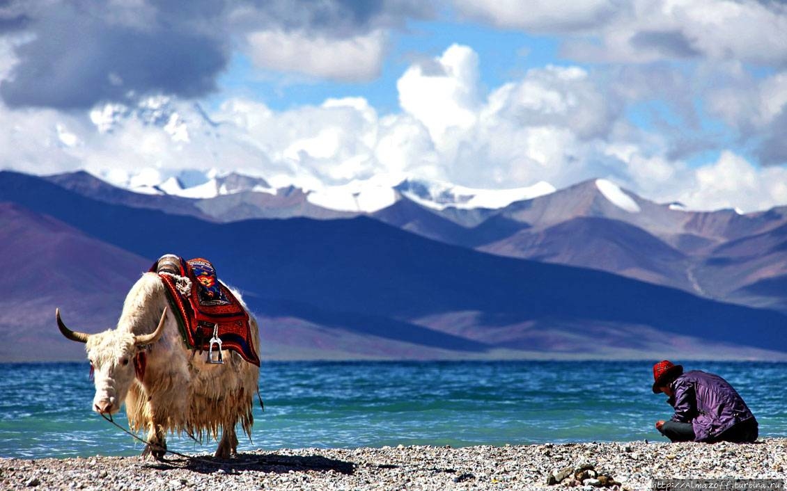 Нам-Цо — самое большое священное озеро Тибета Озеро Нам-Цо Природный Заповедник, Китай