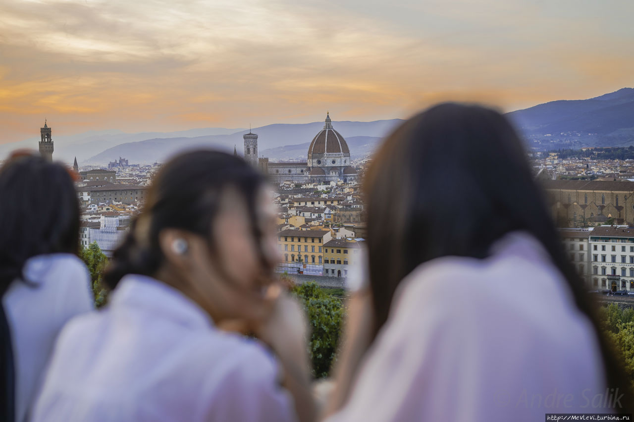 Площадь Микельанжело Флоренция, Италия