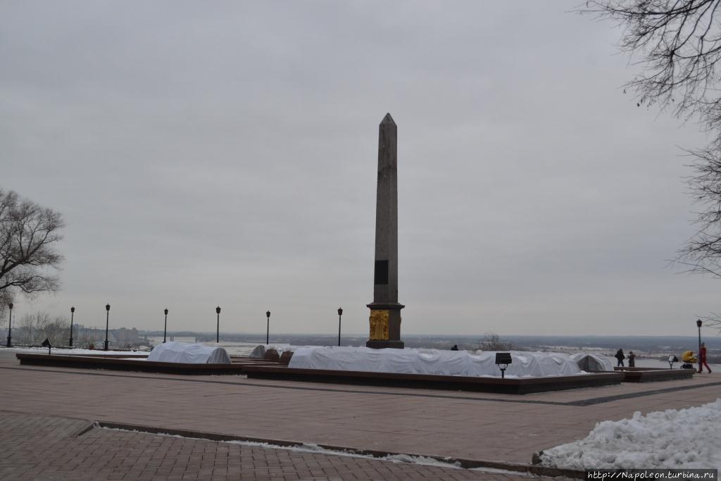 Обелиск в честь ополчения Минина и Пожарского / Obelisk in honor of Minin and Pozharsky