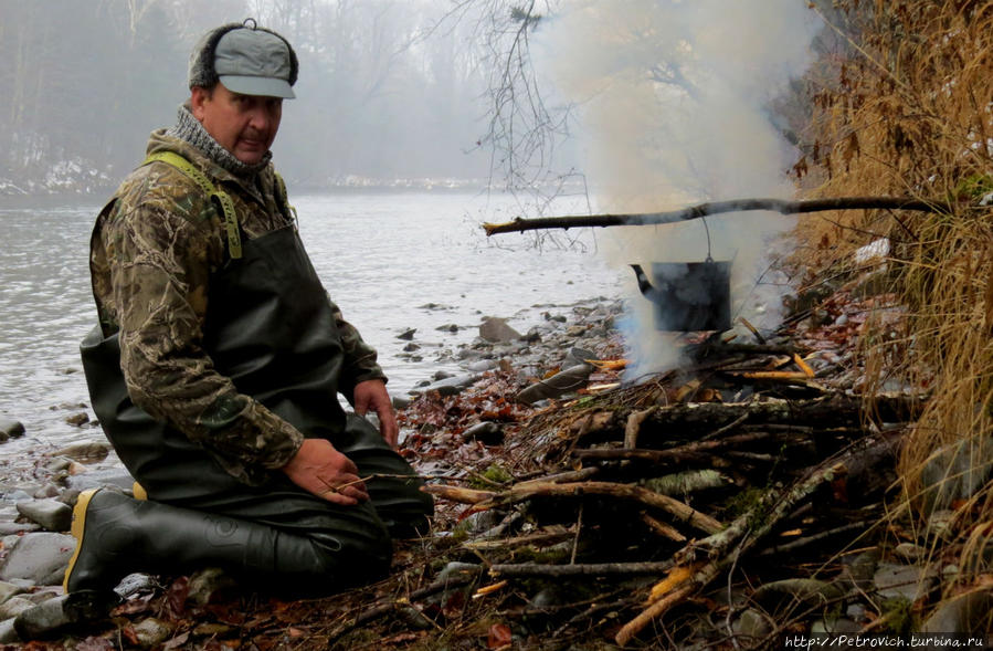 Ноябрьская рыбалка в верховьях Хора. Хабаровск, Россия