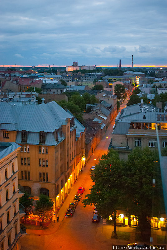 Рига на закате Рига, Латвия