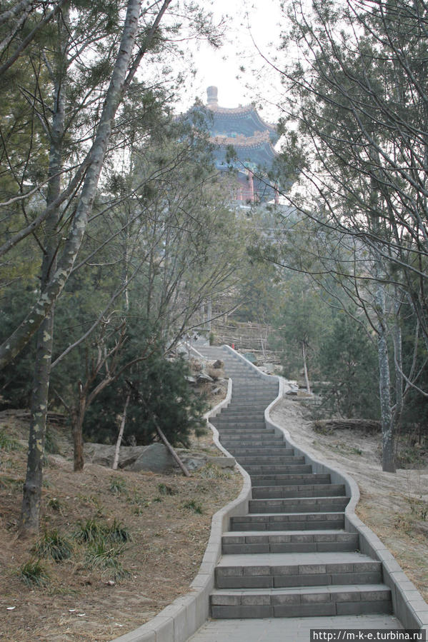 Гора Цзиншань — лучший вид на Запретный город Пекин, Китай