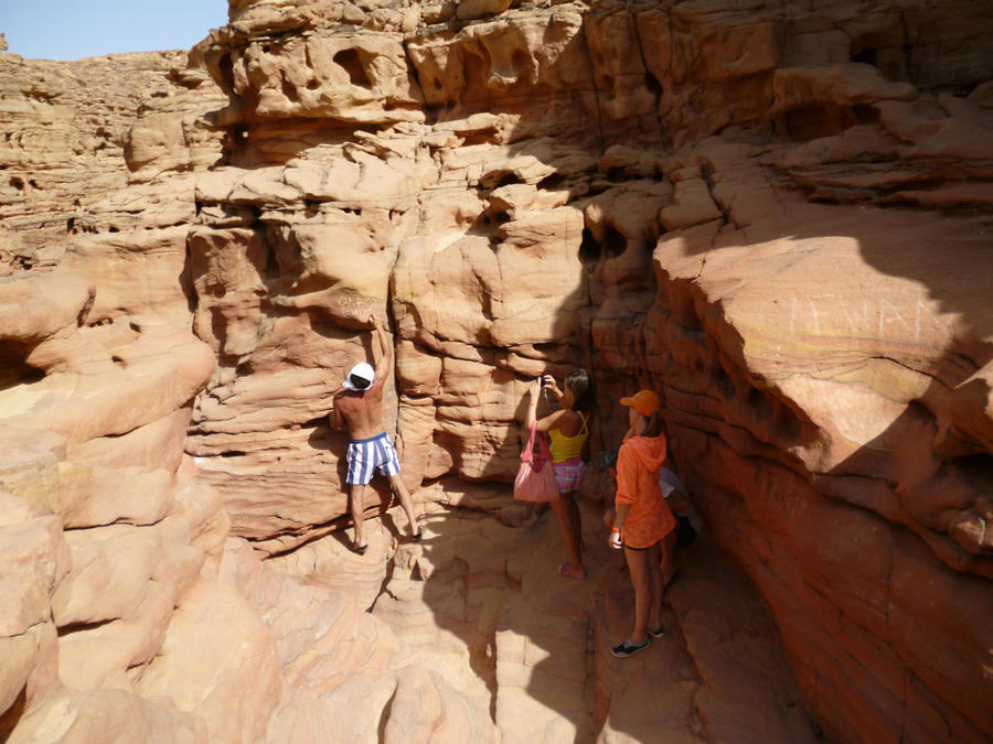 Цветной каньон под Нувейбой (окончание) Цветной Каньон (Синай), Египет