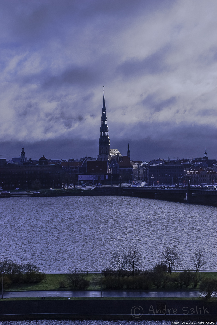 Панорама Старой Риги Рига, Латвия