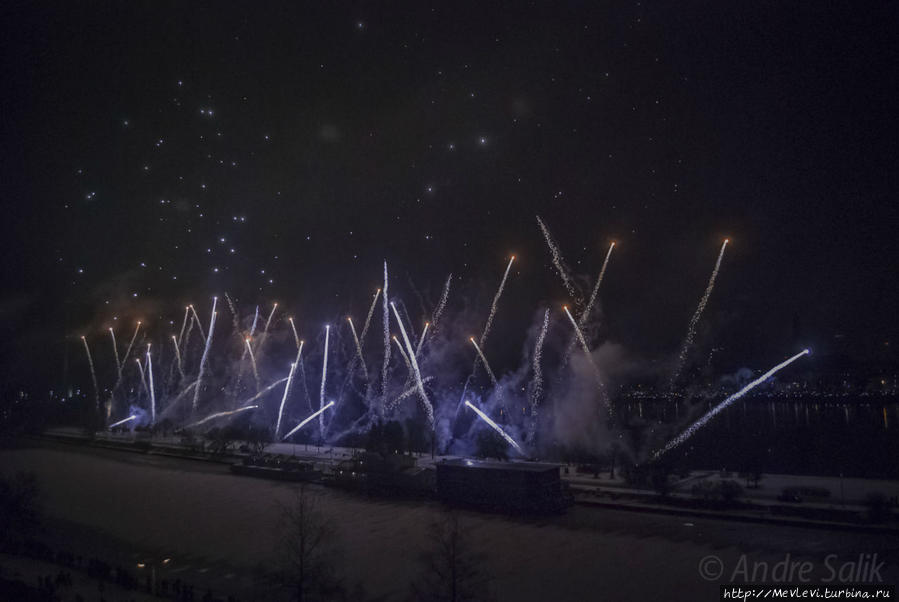 Празднование Нового года Рига, Латвия