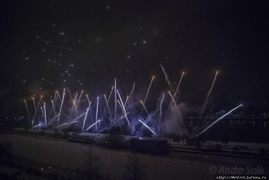 Празднование Нового года Рига, Латвия