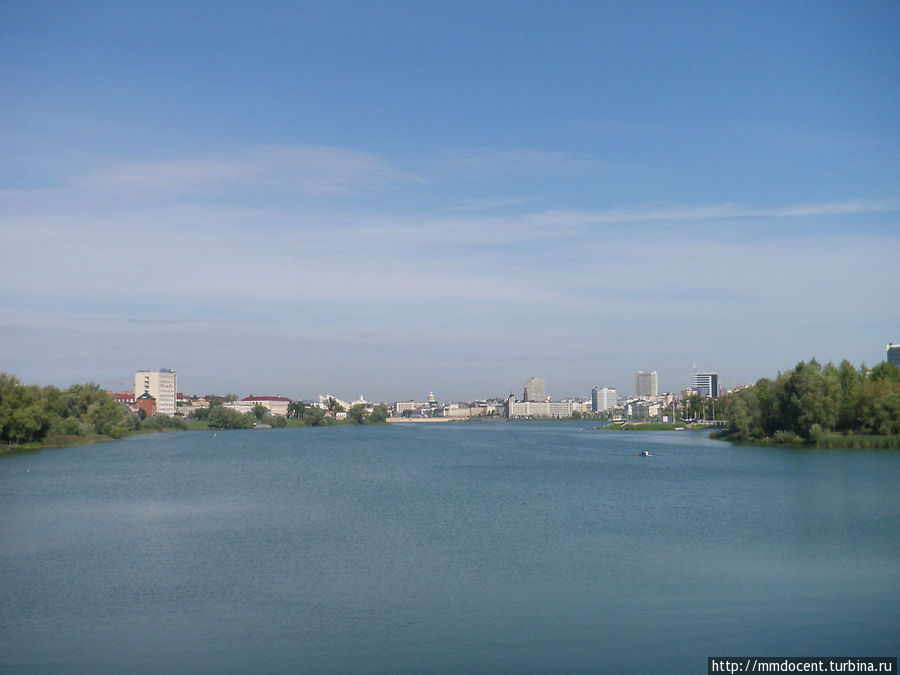 Озеро Кабан с другой стороны Казань, Россия