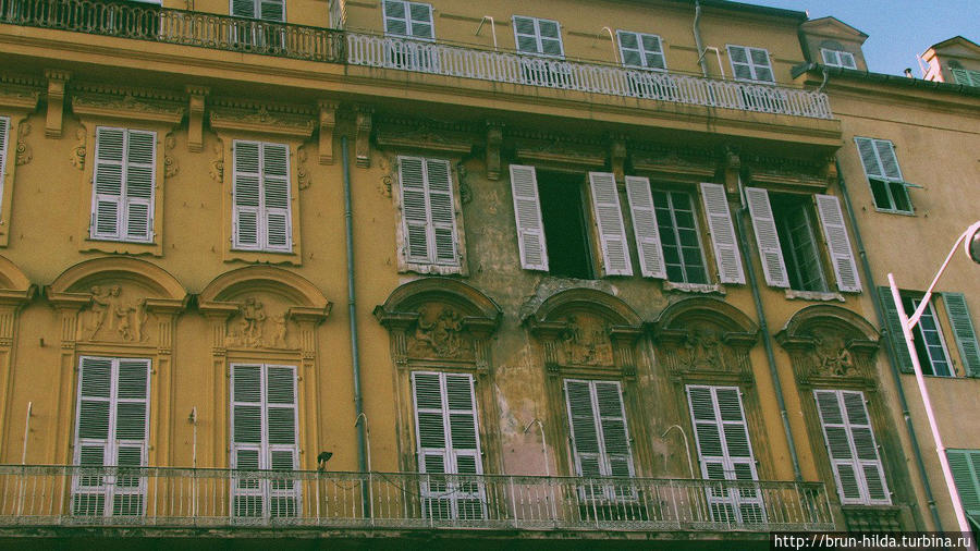 старинные дома в Ницце Ницца, Франция