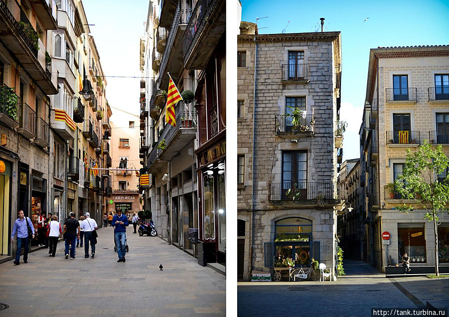 На Рамбле расположилось огромное количество кафе и ресторанов, но в три часа дня в них можно только выпить и закусить легкими закусками, типа тапас, а организм требовал плотного обеда. 
Зайдя в очередное заведения и получив отказ,  поинтересовались у официанта, а можно ли вообще в это время где-нибудь прилично отобедать? На что он с улыбкой и пониманием ответил – да, и начал объяснять, где находится, наверное, единственное заведение, где днем можно не только выпить, но и плотно поесть. Он махал руками, переходил с каталонского на английский и обратно, после каждой фразы, уточнял, понятно ли нам. Поблагодарив его, отправились на поиски загадочного ресторана.