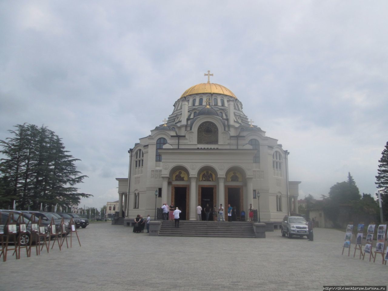 Посещение кафедрального собора Поти, Грузия